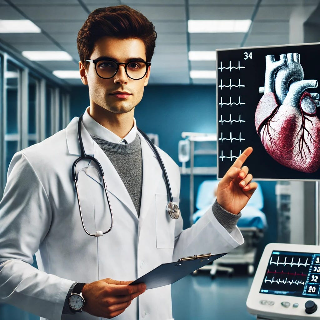 An internal medicine practitioner working in a lab